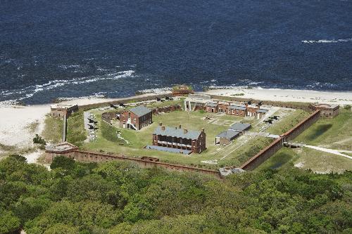  Fort Clinch is located in Fernandina Beach in northeastern Florida.