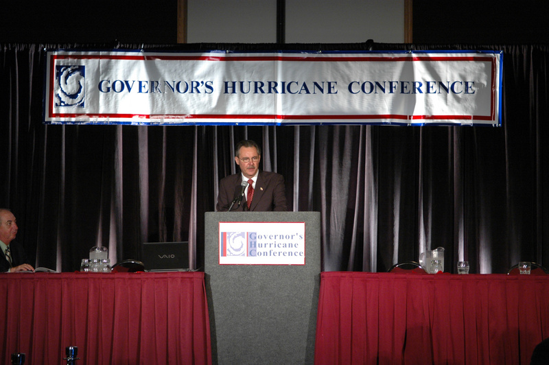 Fort Lauderdale: FEMA Director David Paulison speaks at the State of Florida&#39;s...