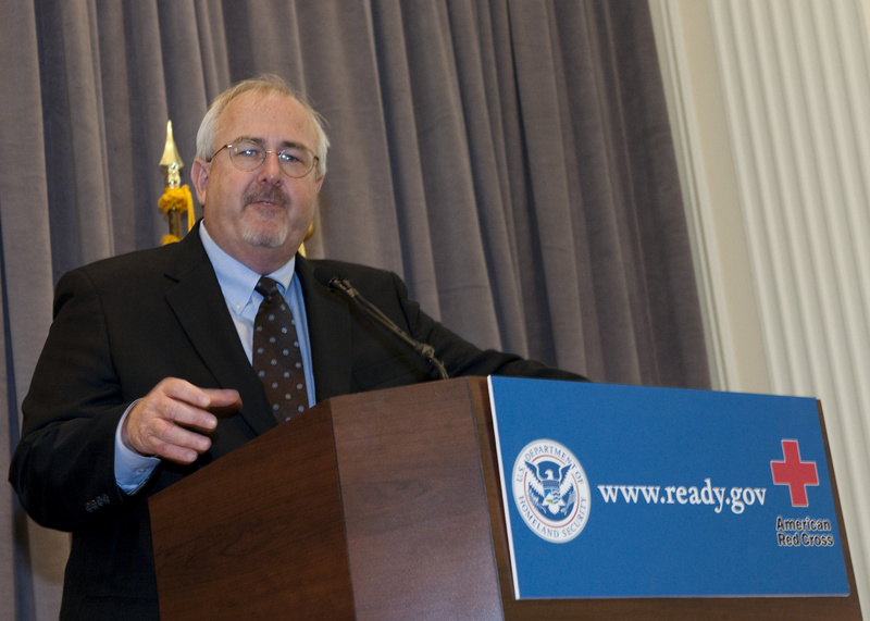 Washington: FEMA Administrator, W. Craig Fugate,addresses the audience...