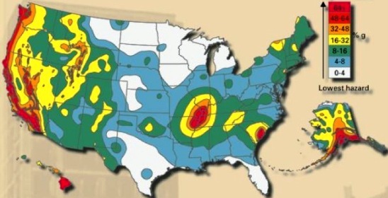 earthquake fault lines united states. Caption: US earthquake fault