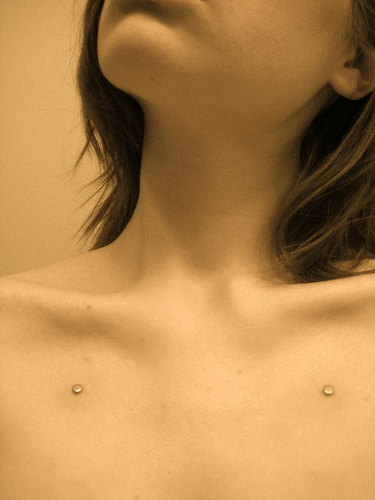 Dermal Anchor piercing within Charlotte area