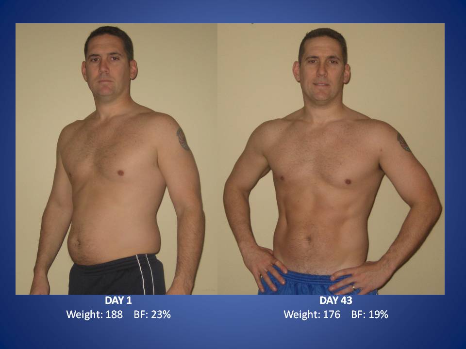 before and after pictures p90x.