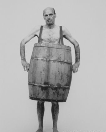Image result for wearing a barrel for clothes