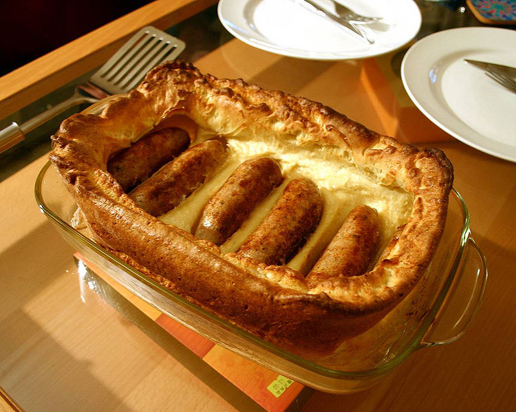 toad in hole. Reminds me of Toad in the Hole