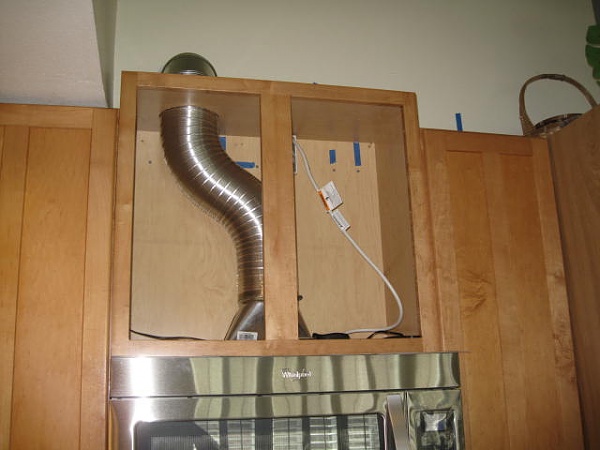kitchen wall vent chain operated