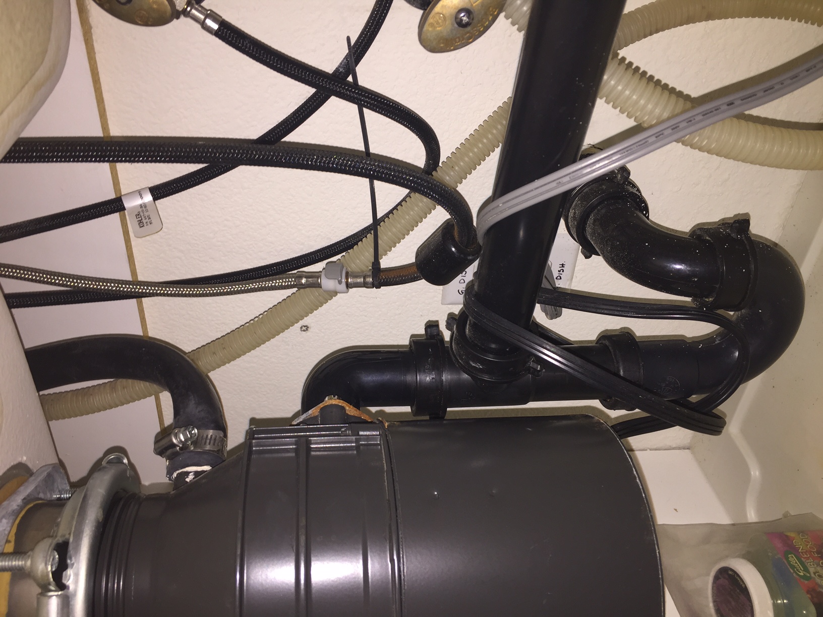 Sewage smell from dishwasher help pool drain sink smells