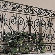 Wrought iron source spindles