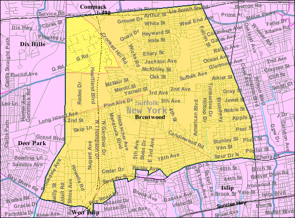map of brentwood