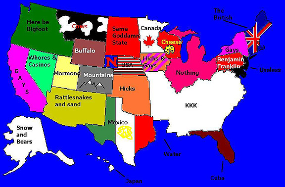 Us Map Funny