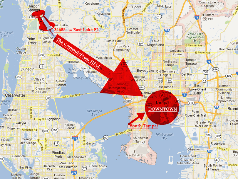 Zip Code Map Of Tampa Bay Area