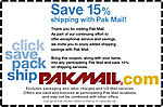 PakMailFremont.com - 15% Off Discount Coupon