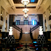 Lobby of the Mayo Hotel