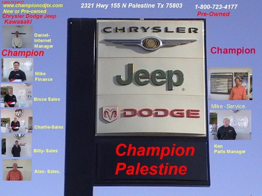 Champion chrysler jeep dodge palestine texas #1