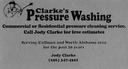 Clarke's Pressure Washing