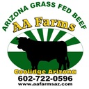AA Farms Arizona grass fed beef