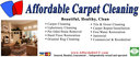 Affordable Carpet Cleaning