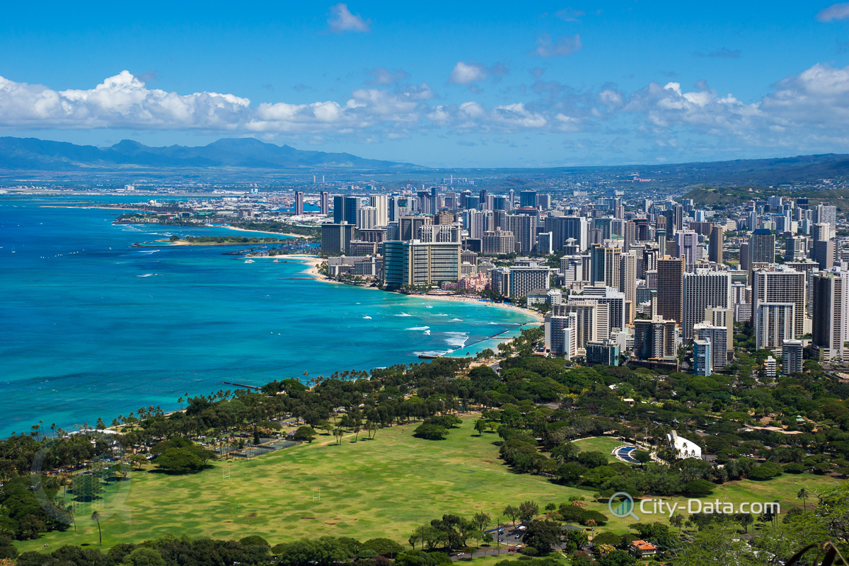 Honolulu city view