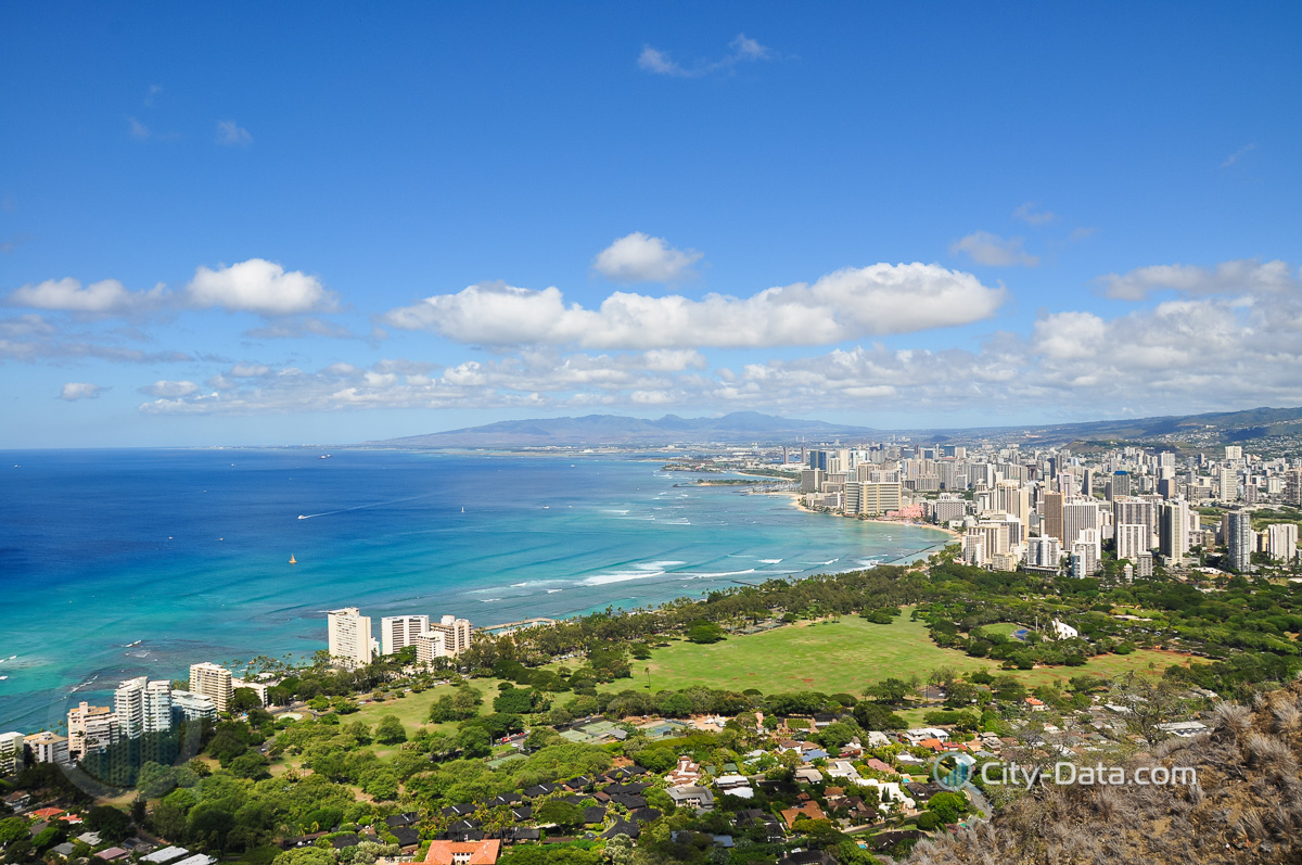 Honolulu city view