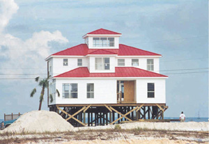 Dauphin Island: Project Impact principles at work - improved construction...