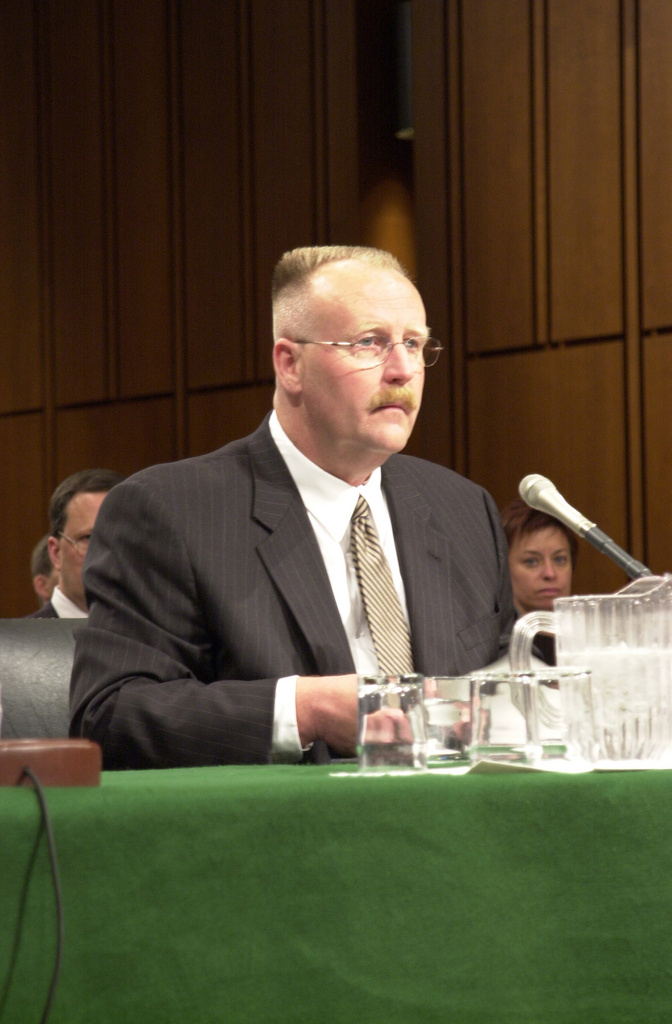 Washington: FEMA Director Joe M. Allbaugh tells a Senate Committee that...
