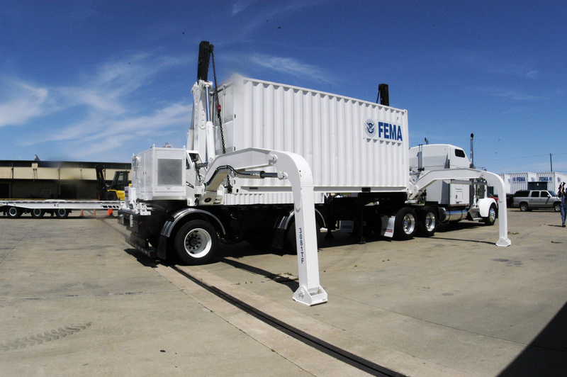 Fort Worth: A device to load containers onto trucks is among the new equipment...