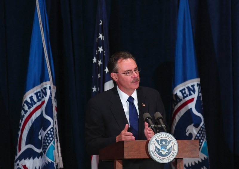 Washington: R. David Paulison outlines the reorganization of FEMA at the...