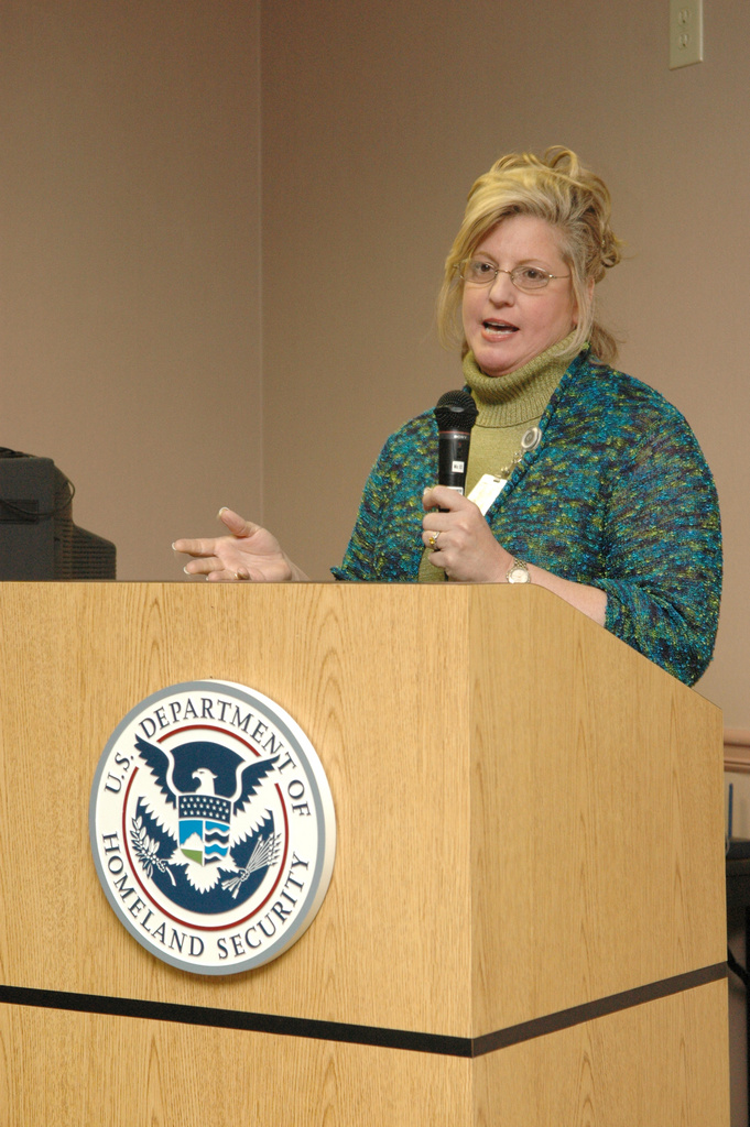 Atlanta: FEMA Region IV Deputy Director Mary Lynne Miller speaks to FEMA...
