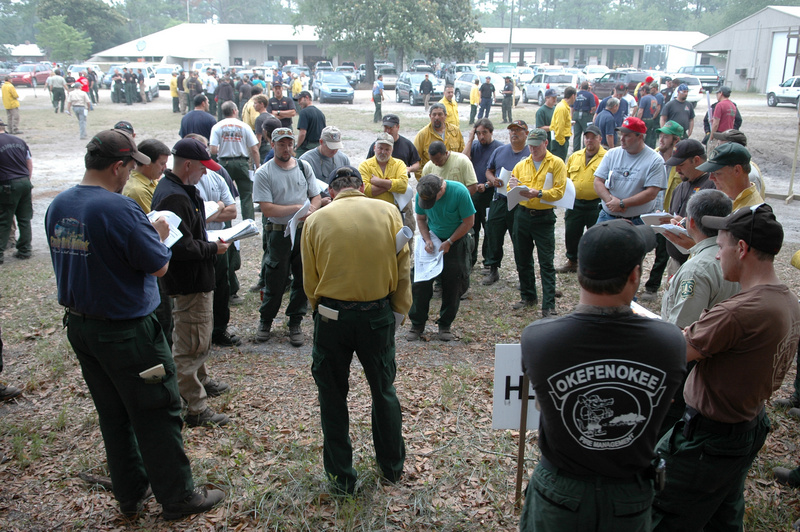 The morning briefing at the Incident Command Post for the Big Turnaround...
