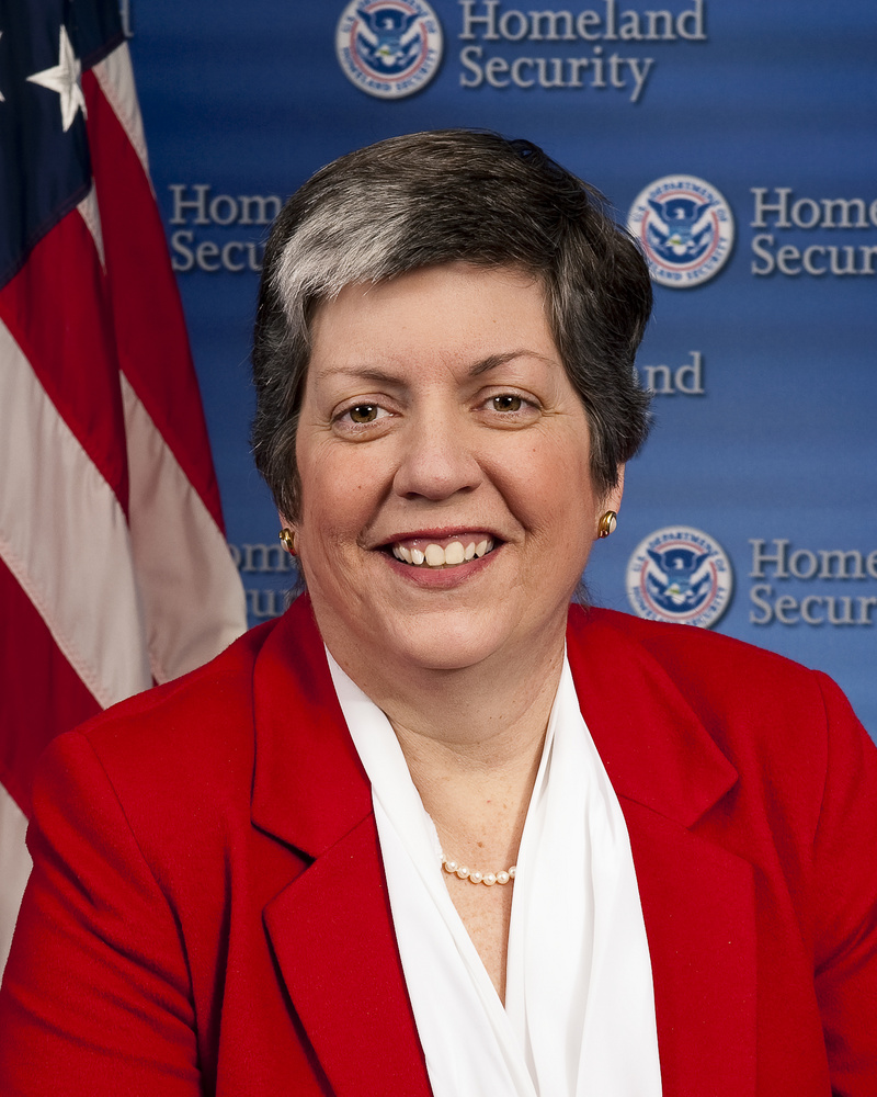 Washington: Official portrait of Department of Homeland Security Secretary...