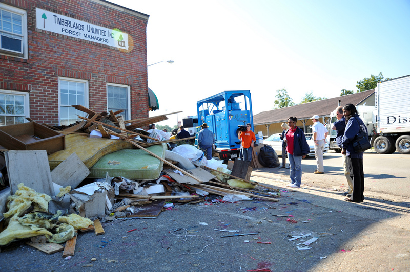 Windsor: FEMA, State, and County inspectors conduct a Preliminary Damage...