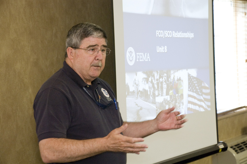 Joplin: Federal Coordinating Officer Mike Karl is a guest lecturer to...