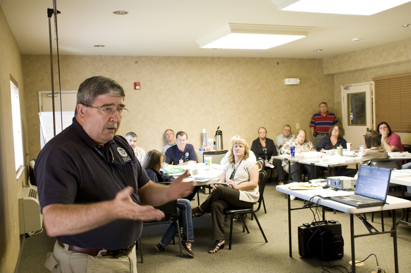 Joplin: Federal Coordinating Officer Mike Karl is a guest lecturer to...