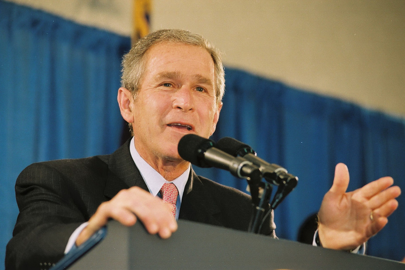 Washington: President Bush addresses FEMA employees and thanks them for...