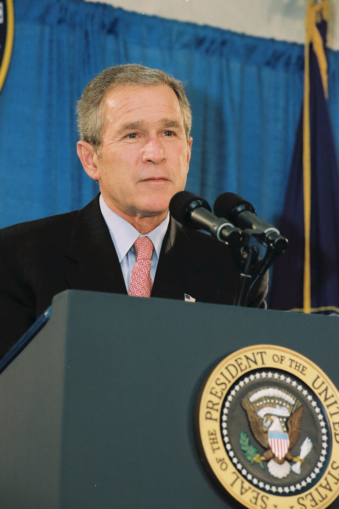 Washington: President Bush addresses FEMA employees and thanks them for...