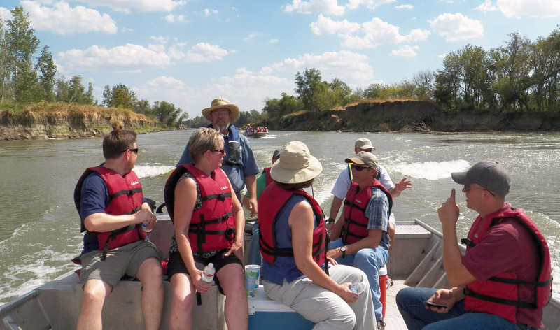 Nebraska City: Missouri River Basin Interagency Roundtable (MIRBIR) members...