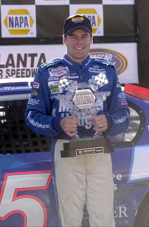 Atlanta: Project Impact partner, driver Jerry Nadeau, with his first career...