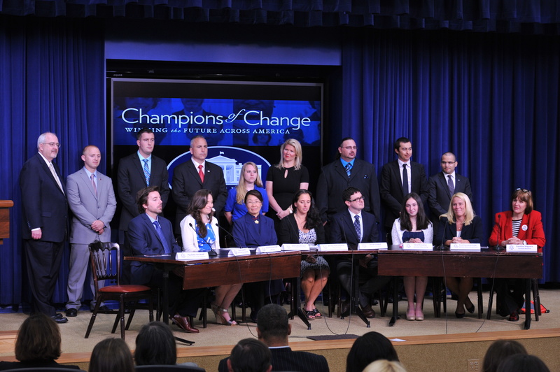 Washington: This White House Champions of Change event honored people...