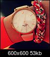 Move out SALE-fancy-metro-leather-strap-watch-kate