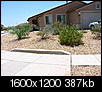 4 Bedroom 2 Bath house for rent in Tucson AZ-after-front-yard-angle_8365-w-calle