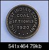 1920 St Thomas USVI brass coal tally-coal-tally.jpg