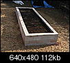 Raised bed garden using cinder blocks and hoop house-40-2ft-4-inches-high-raised