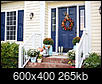 Exterior House Color (Door is Forest Green)-coolest-paint-colors-exterior-doors-shutters