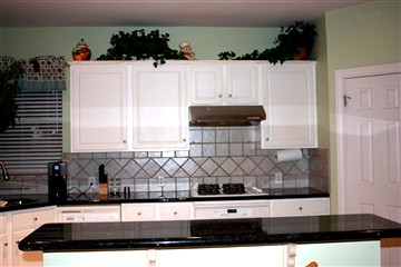 Wall Color Granite Counter Top Paint Cabinets Home Interior