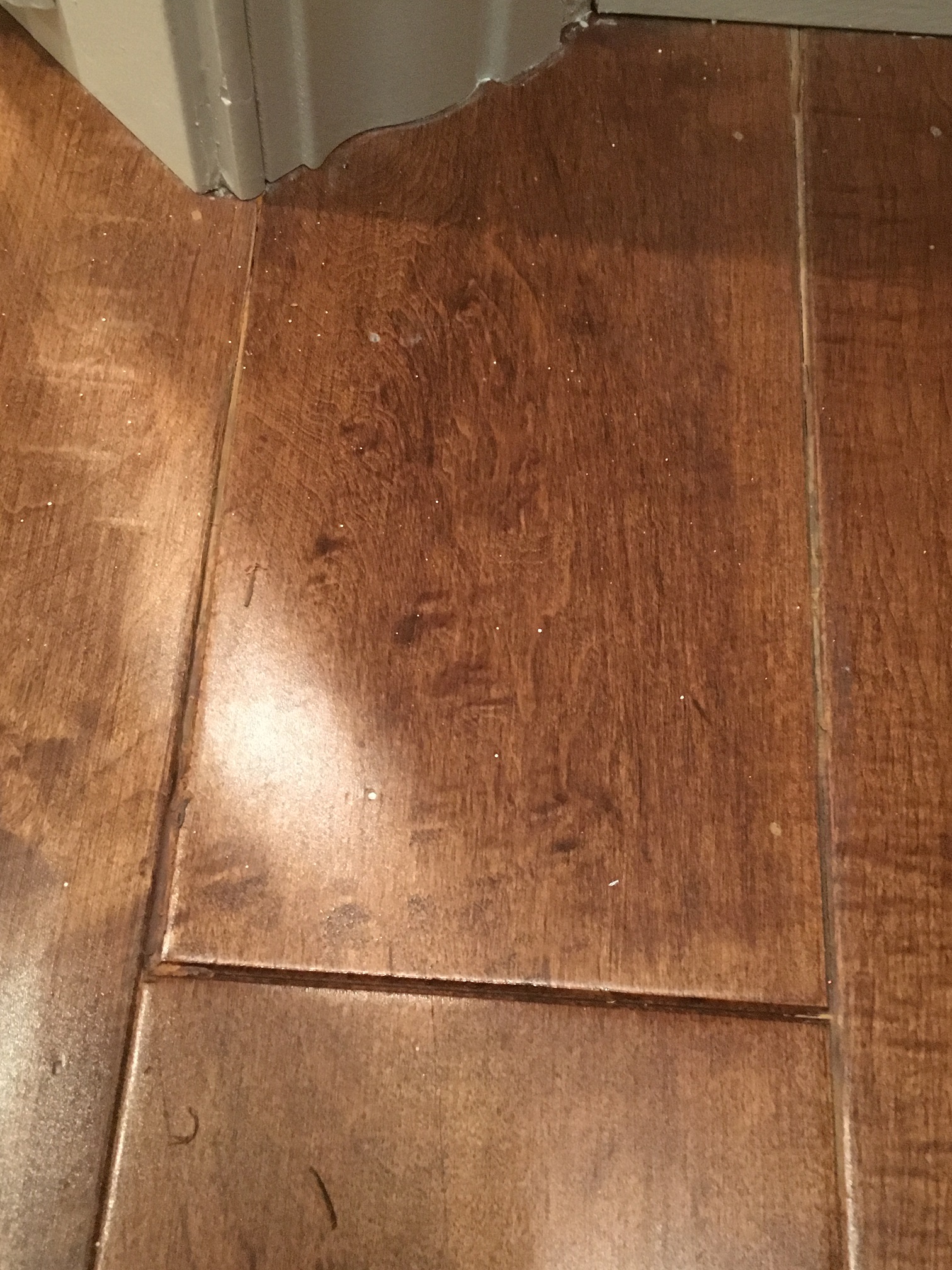 Wood Floor Install Gaps Putty Ok