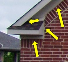 Sealing awning gaps from insects (roofing, paint, building, siding ...