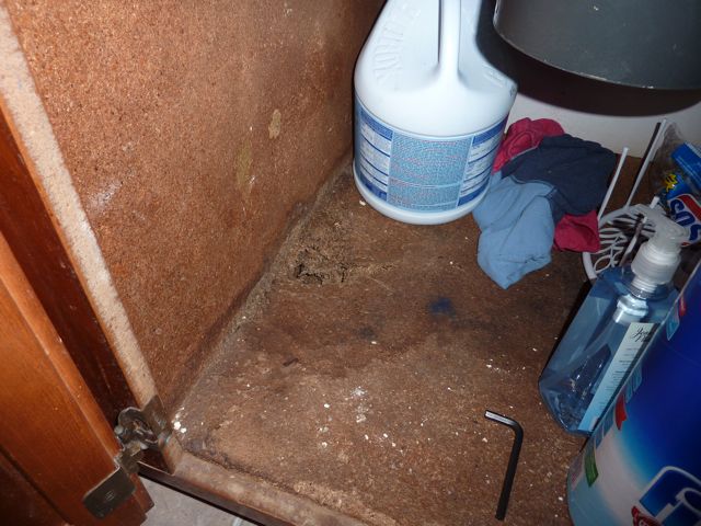 How To Fix Rotted Cabinet Bottom Floor How Much Sink Install
