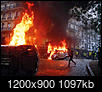 President Emmanuel Macron's economic policies & new taxes on gas/fuel protest turn violent and riot. MERGED-burning-cars-paris-003.jpg
