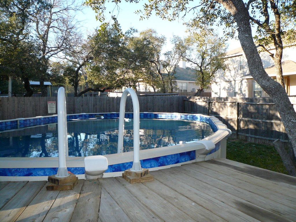 Creatice Above Ground Swimming Pools San Antonio for Large Space