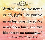 Smile Fight Love wallpaper 9701117