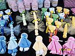 Washcloth baby dolls, butterflies, lollipops